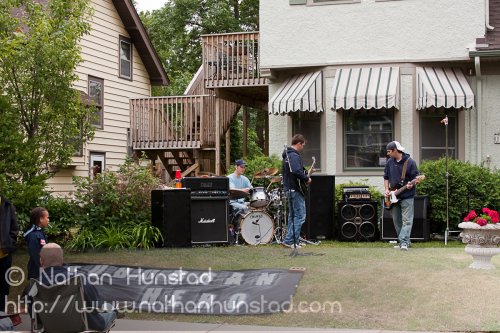 The band Suburban Hero plays at Grand Old Day on 7 June 2009
